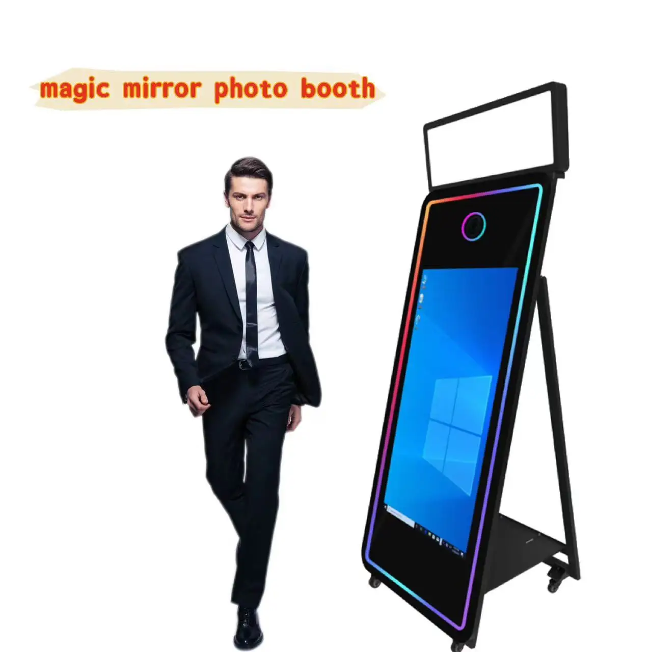 The much-loved phopprint high quality touch screen Magic Mirror photo booth