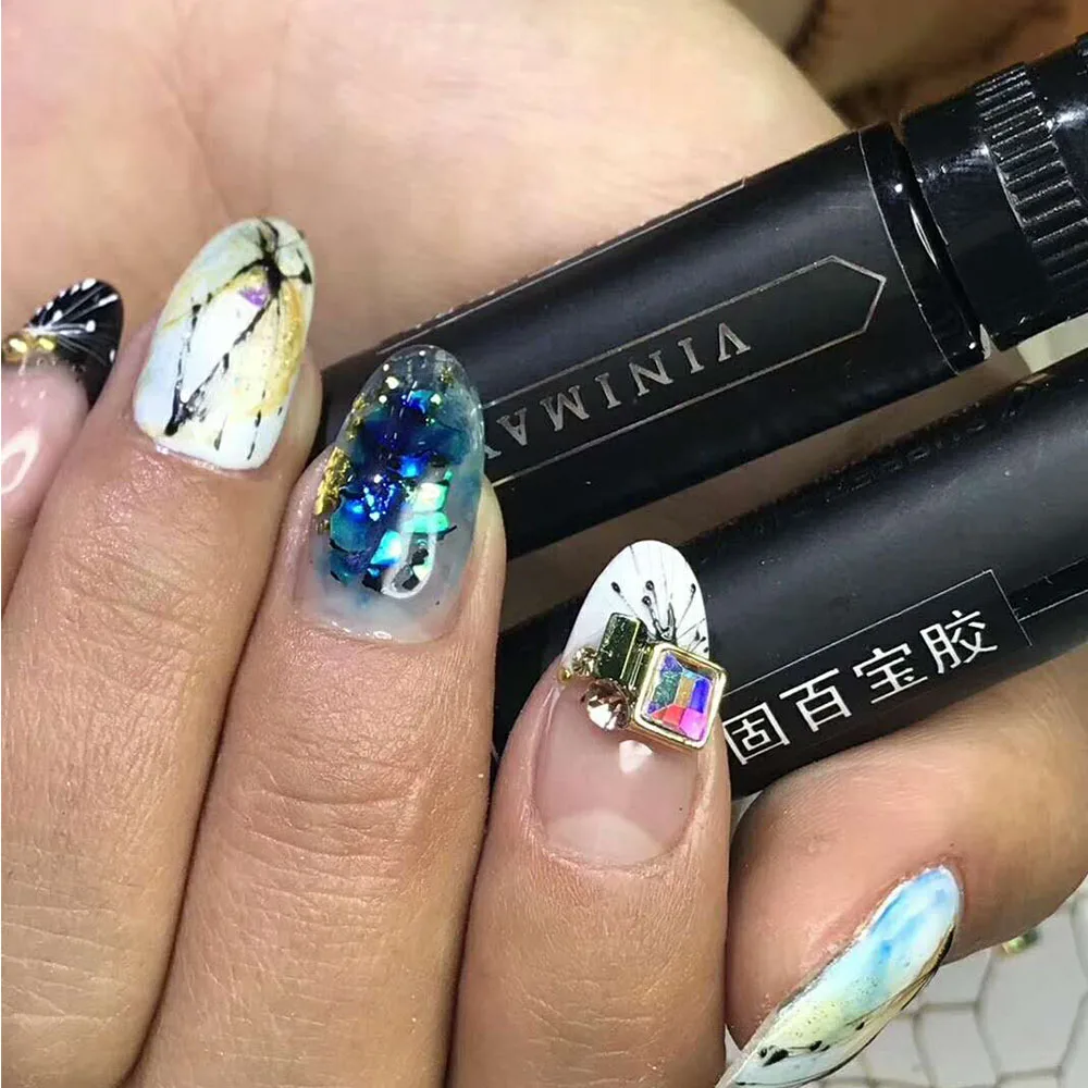 Water Drill Jewelry Paste Drilling Glue Super Jewelry Adhesive Drilling Glue Light Therapy Set Diamond Glue Manicure