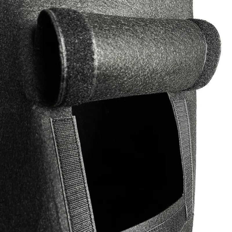 VIREX Non-woven  Tan/Black/Orange/Green Color Grow Planting Potato Bag With Strap Handles