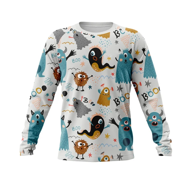 Custom Downhill Cycling Jerseys Quick Dry Long Sleeve MTB Jersey Wholesale Price Mountain Bike Jersey For Men