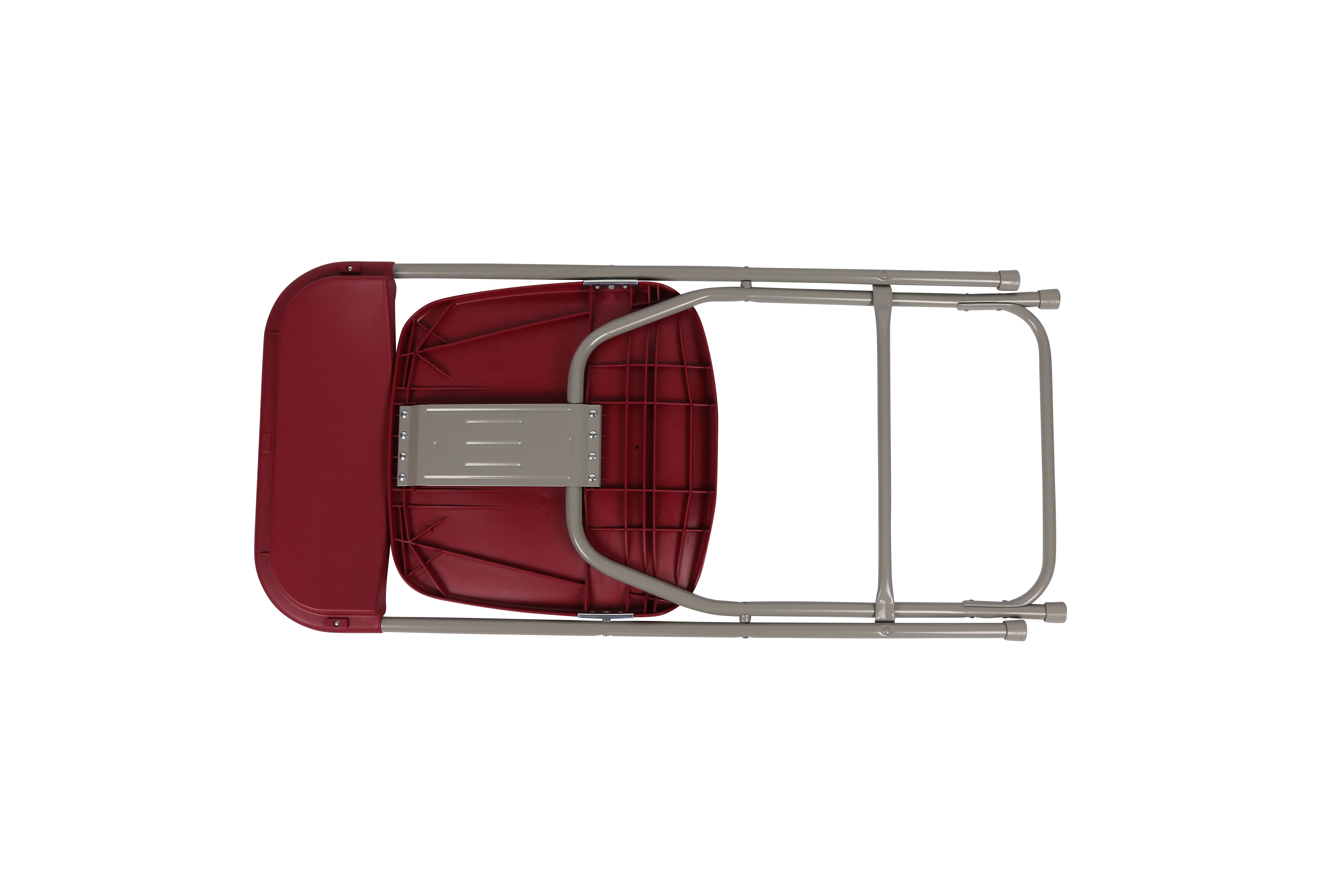 commercial grade red plastic folding chair heavy duty  chair