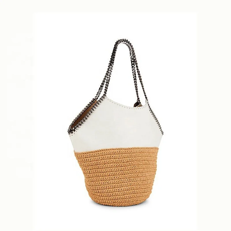 High Quality Papyrus Canvas Casual Paper Cloth Wheat Straw Handbag
