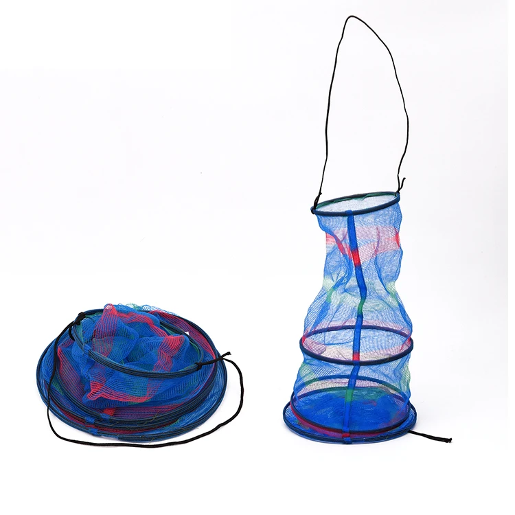 Color 3-layer South Korea Fish Basket 25*65 Export fish cage net fish guard