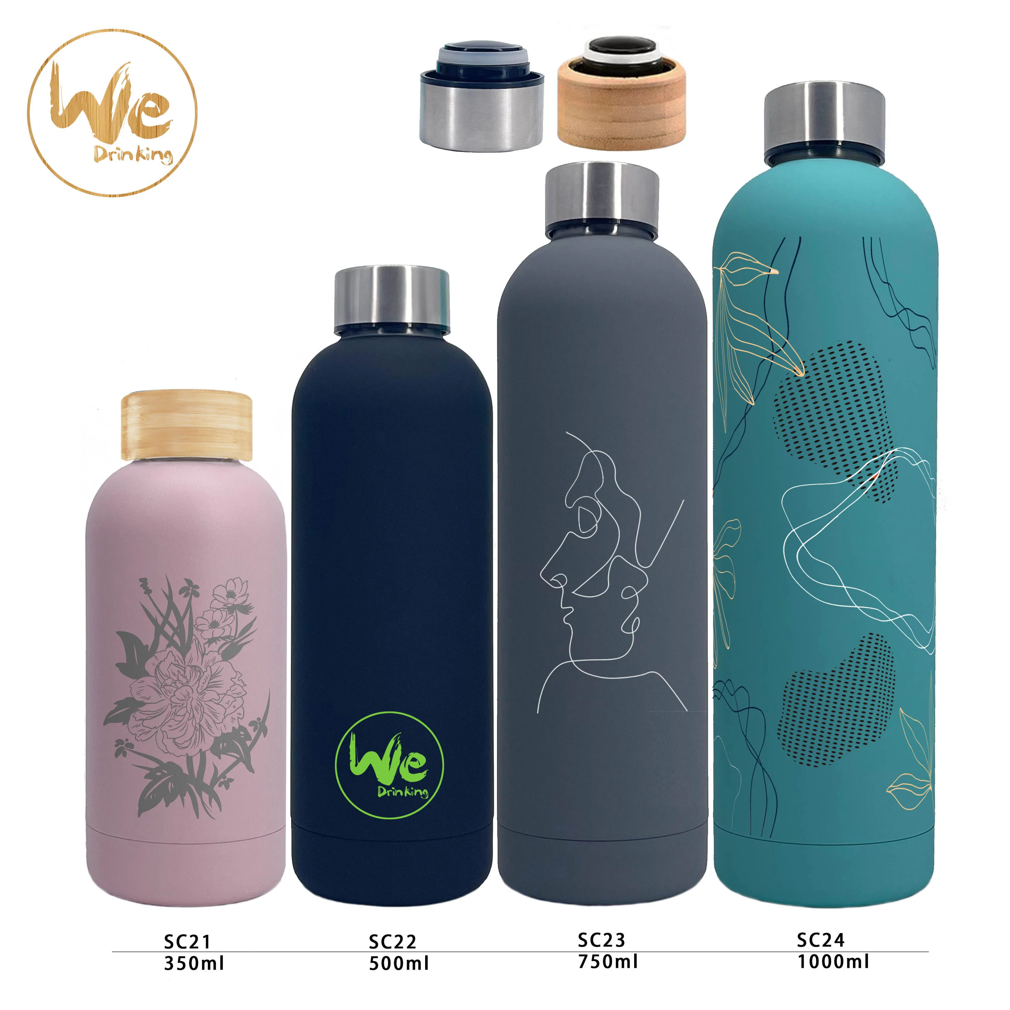 
500ML/17OZ In Stock Double Wall electroplate shiny Stainless Steel cola shaped Vacuum Insulated bottle thermos 