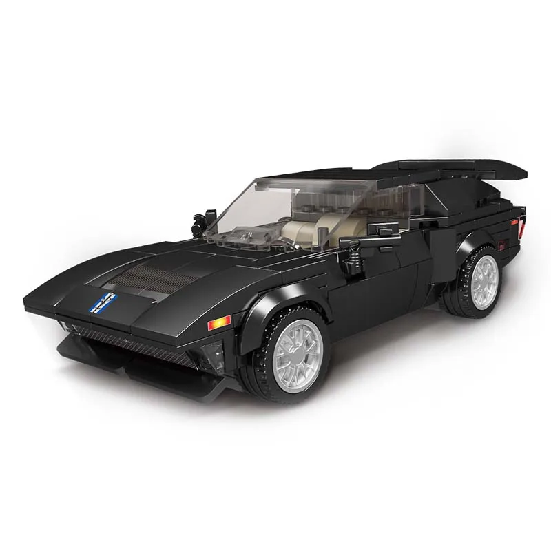 Mould King 27032 GTS-5  new design building block racing series racing car  block race ramp toy