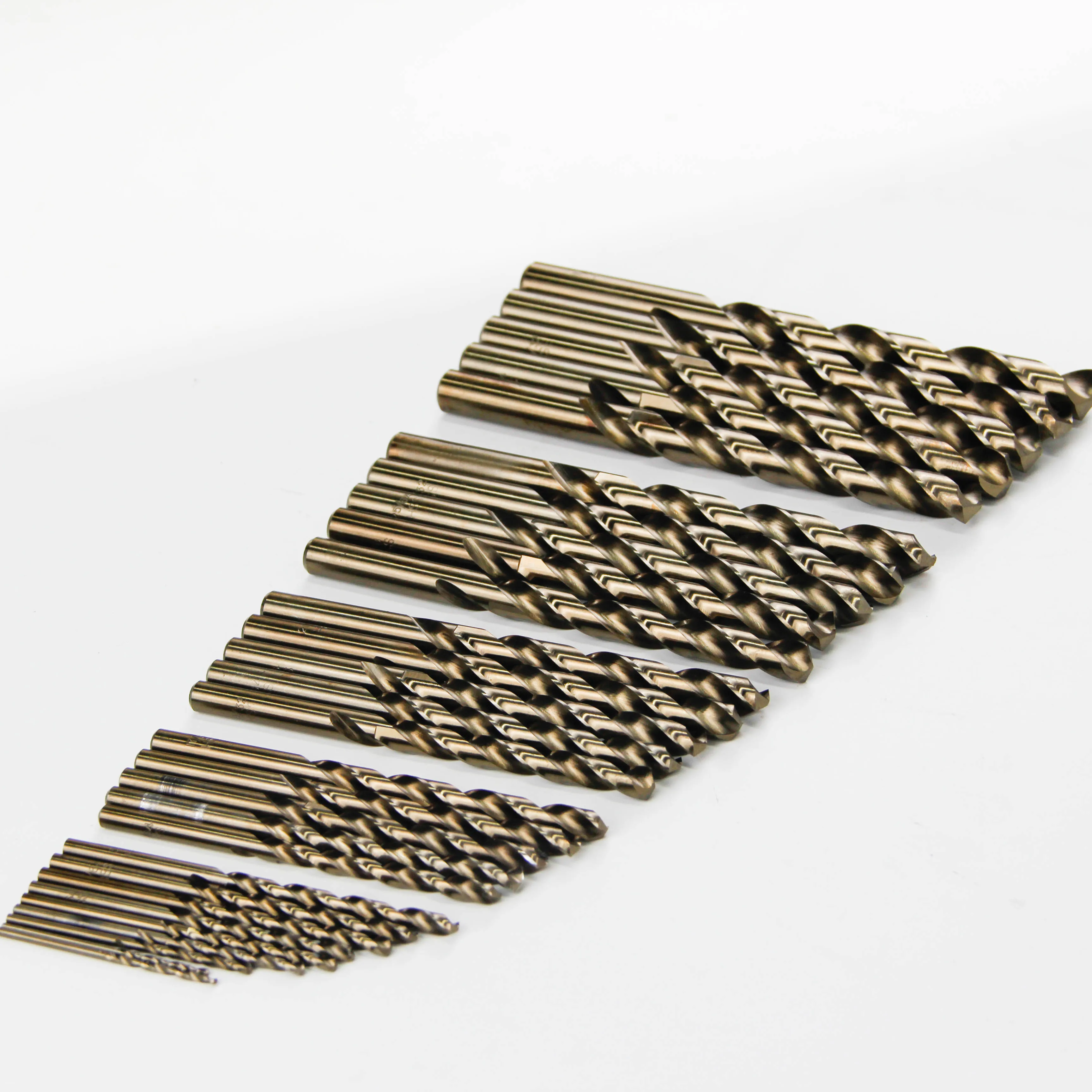 25PCS HSS High Speed Steel M35 twist drill bit set for stainless drilling