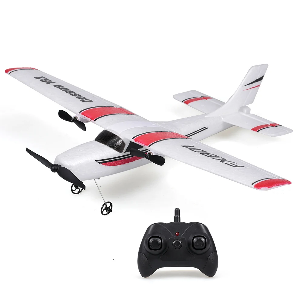 FX801 самолет Cessna 182 DIY RC Самолет 2 4 GHz 2CH EPP ремесло Электрический планер для детей