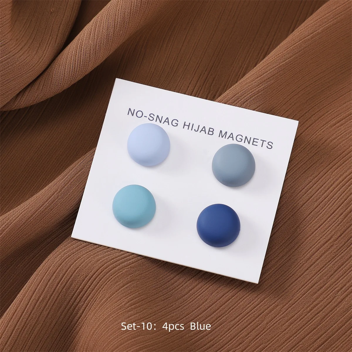High Quality Wholesale Custom Logo Muslim Hijab Magnets Set Strong Alloy Metal Plating for Gift