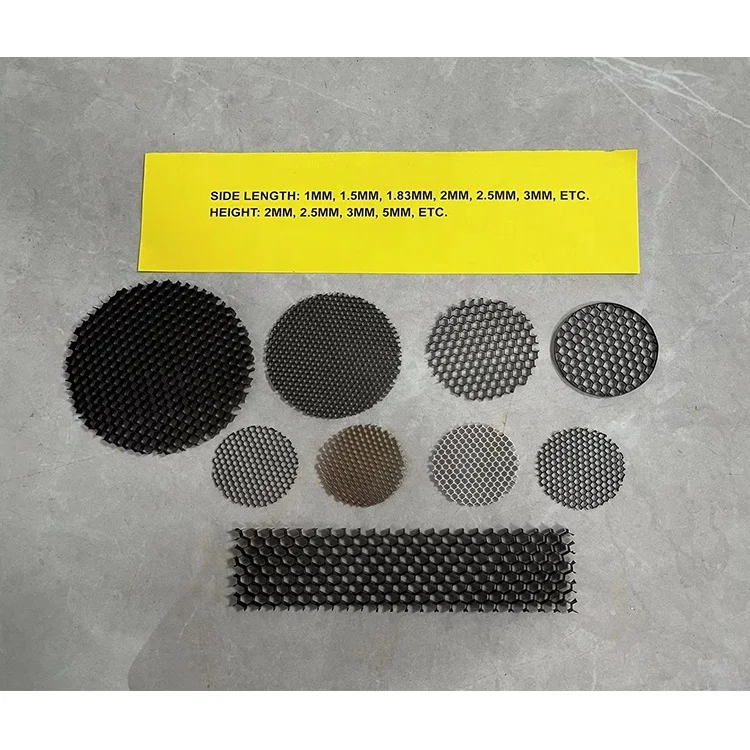 black coating aluminum honeycomb core for traffic lights guiding net