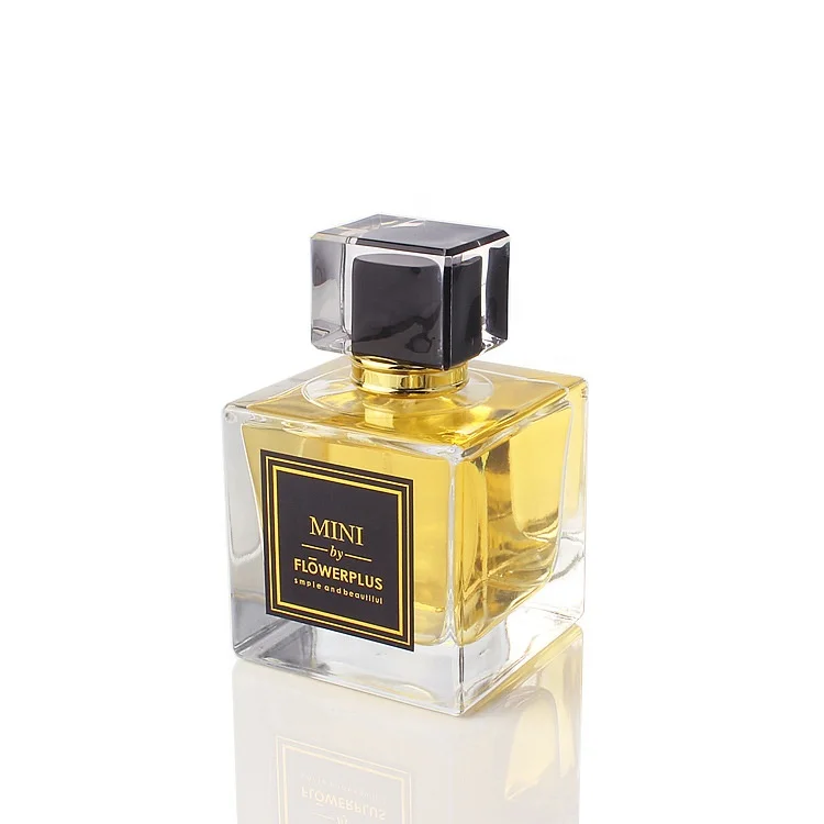 High End Luxury square 100ml 30ml 50ml Natural Crystal Perfume Bottle
