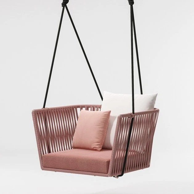 Factory direct luxury  garden swings for sale single seat rope swing