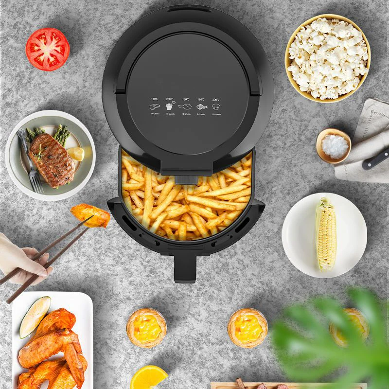 Professional 4.5L Household Multi-functional Air Fryers Oil Free Electric Air Fryer Digital Smart Air Fryers
