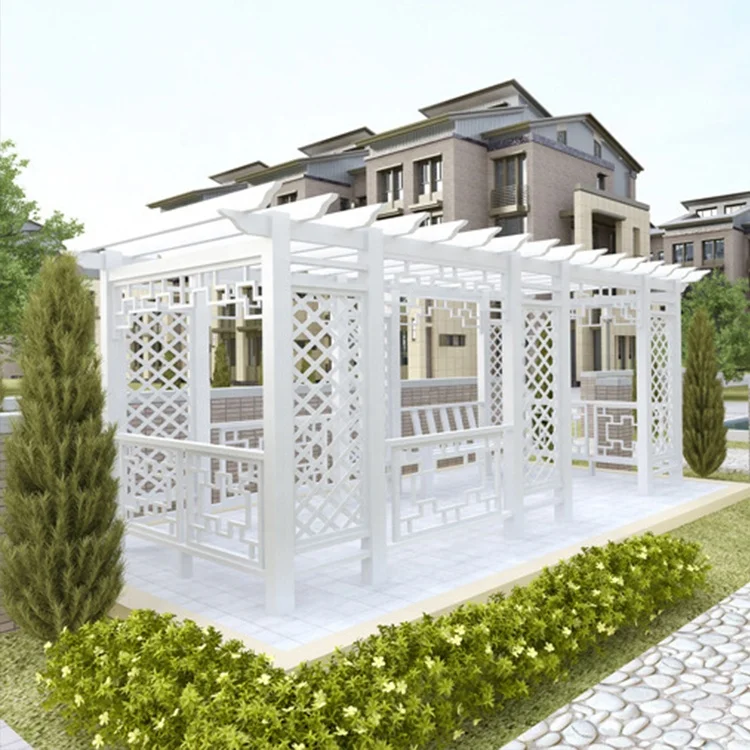 aluminum pergola kit Awning garden canopy waterproof gazebo peregola motorized metal 4x3 outdoor louvered