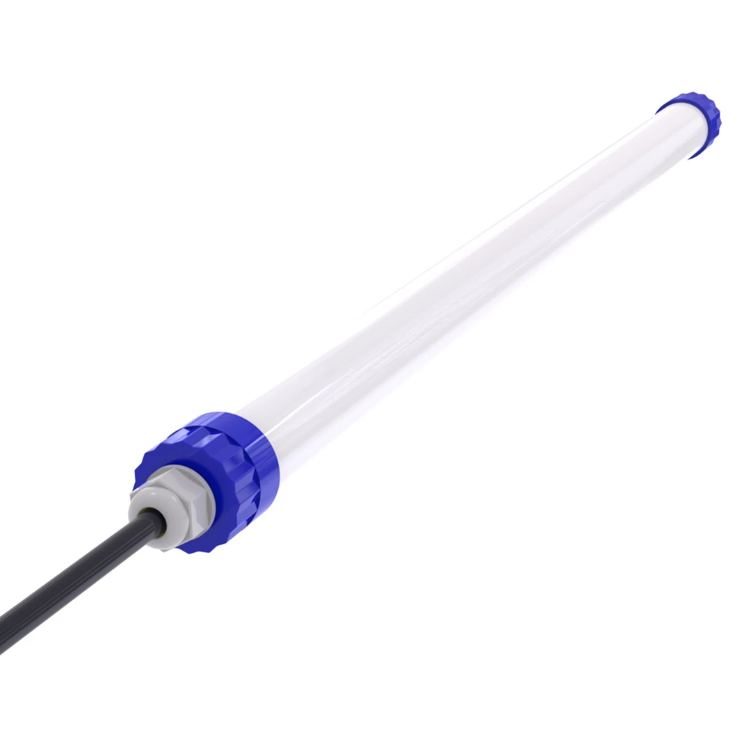 
 Двухцветное переключаемое светодиодное освещение IP67 Tube10 с защитой от кислот для амбара для животных  Коррозионно-стойкое IP67 T10 связываемое светодиодное освещение решение для птицефабрики/Свиньи фермы
