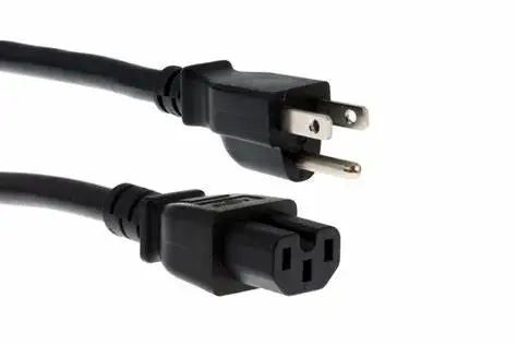 Manufacture of certficated US standard Nema 5-15p to iec320 c13 connector power cord