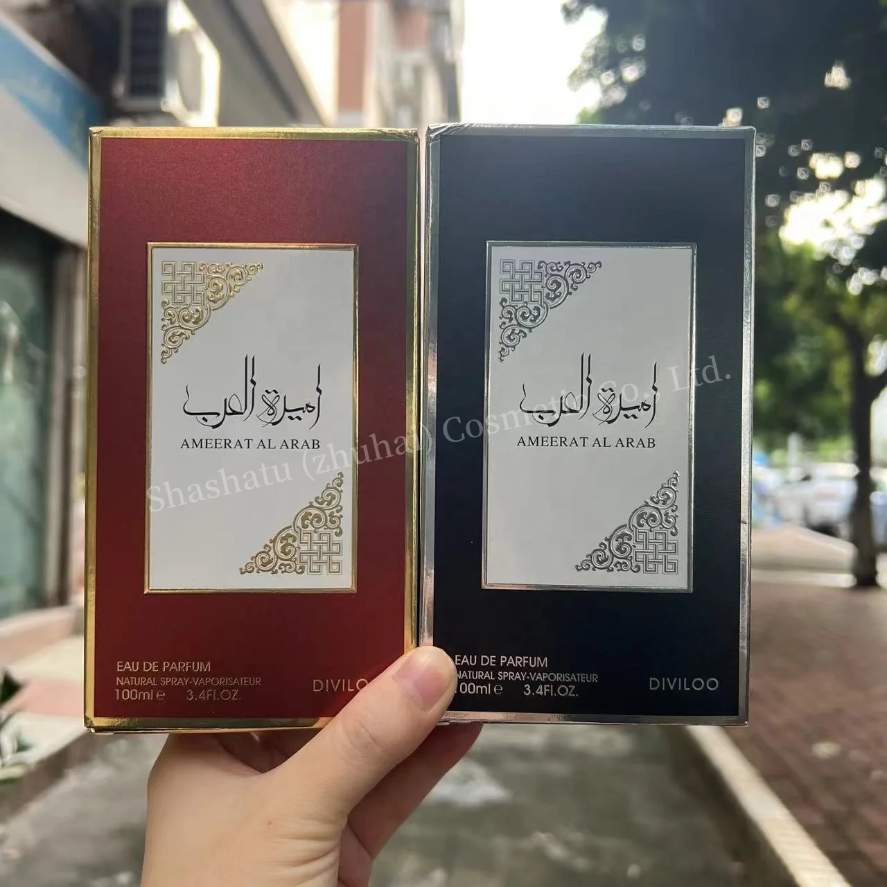 Dubai arabic perfume water Red 100ml Arabian Perfume Woody Wholesale Dubai original Perfume for Women