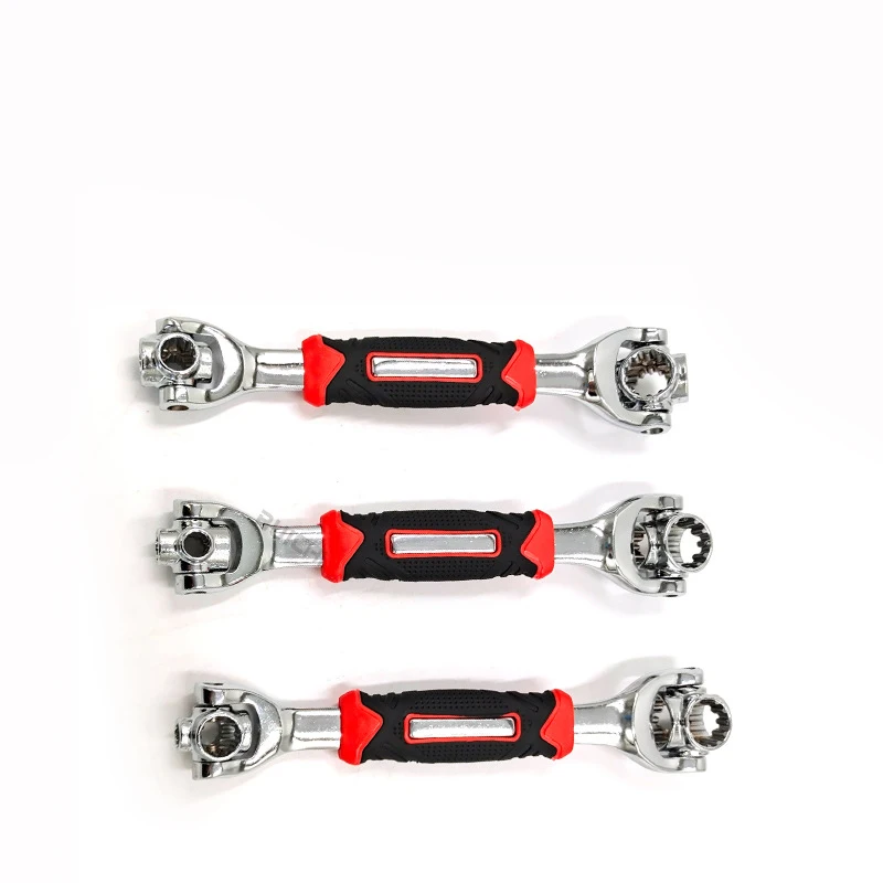 Furniture Car Repair Hand Tools Universal 360 Degree Tools Socket Steel Tiger Wrench with Spline Bolts