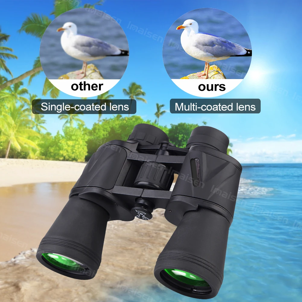 20x50 outdoor hunting bird watching sightseeing telescope HD professional large eyepiece high power binoculars