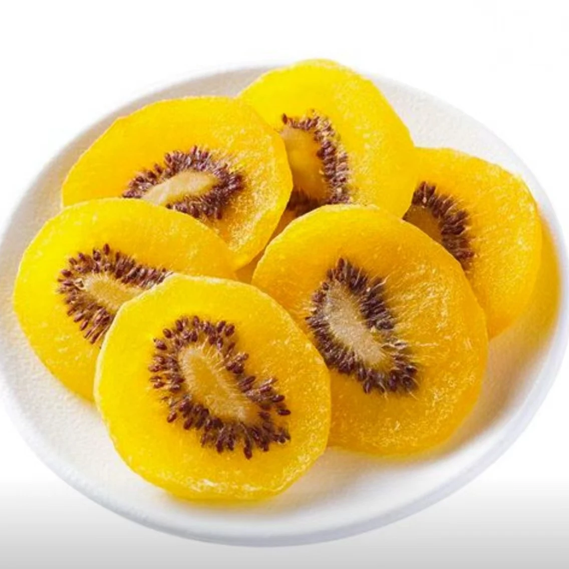 Hot selling Chinese dried kiwi fruit yellow heart kiwi fruit slices for sale candied  dried fruit