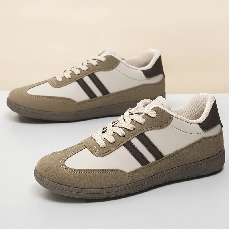 Manufacturer sale custom logo classic retro leisure walking training casual light weight men flat shoes sports tennis sneakers