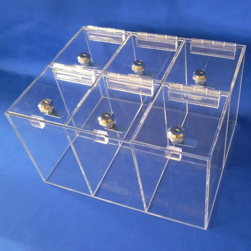 Высококачественная прозрачная акриловая коробка для конфет, классическое хранение люцита на заказ для упаковки пищевых продуктов, Многофункциональное использование