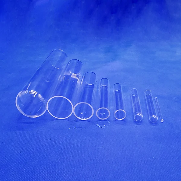 Processing high temperature resistant transparent end sealed round bottom flat bottom cup test tube