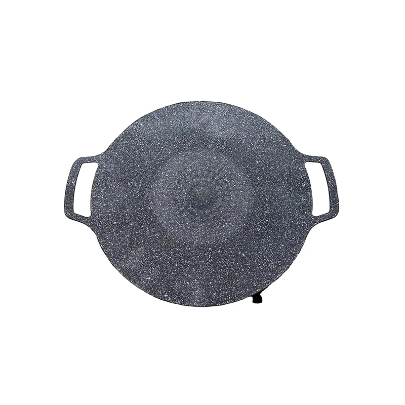 Wholesale Manufacturer Nonstick Frying Pizza Grill Pan Camping Outdoor Cookware