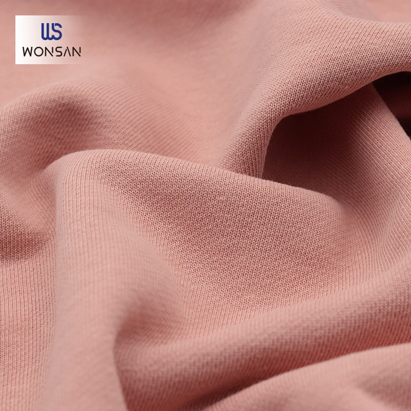 Fast delivery time Cotton/Polyester/Spandex Hoodie Cuff Cloth Breathability Heather grey 2*2 RIB Knitted Fabric