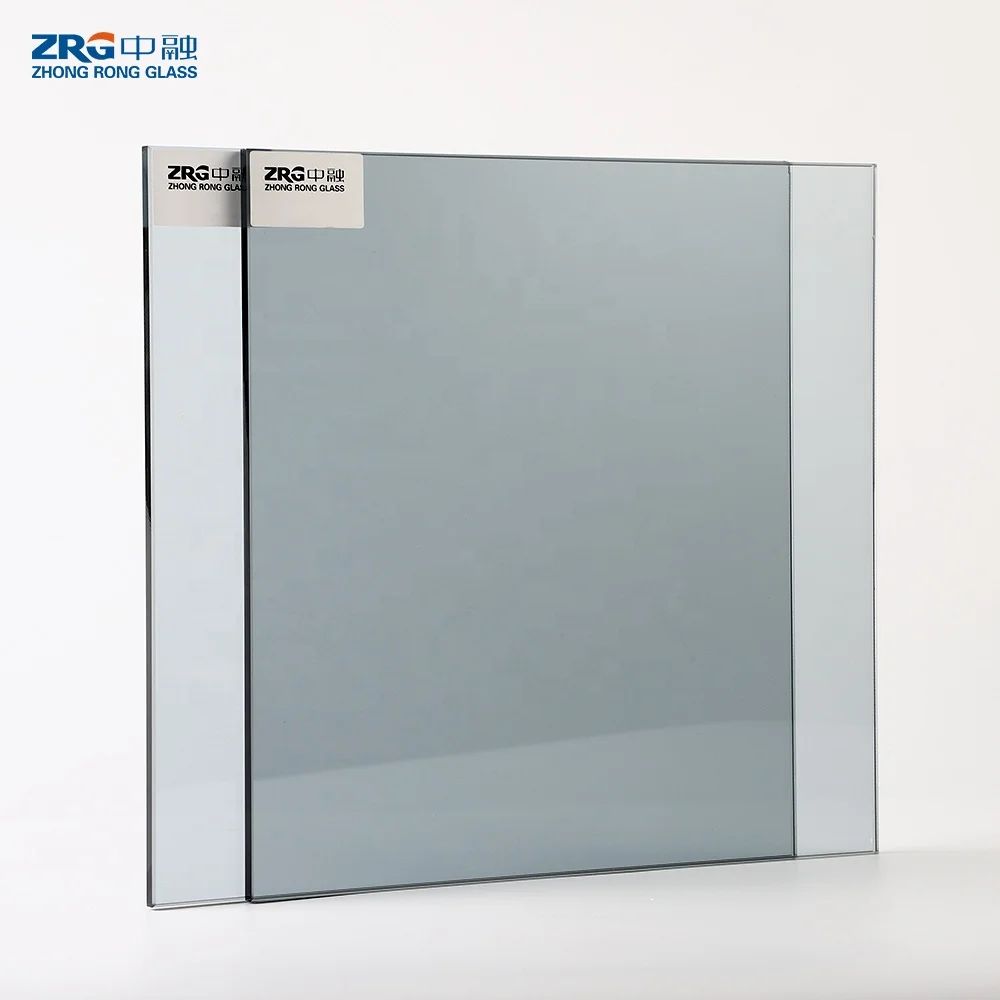 Curtain Wall  Glass 5Mm Clear+0.76Pvb+5Mm Opaque White Building Glass  Floor Railing Laminated Tempered Toughened Glass