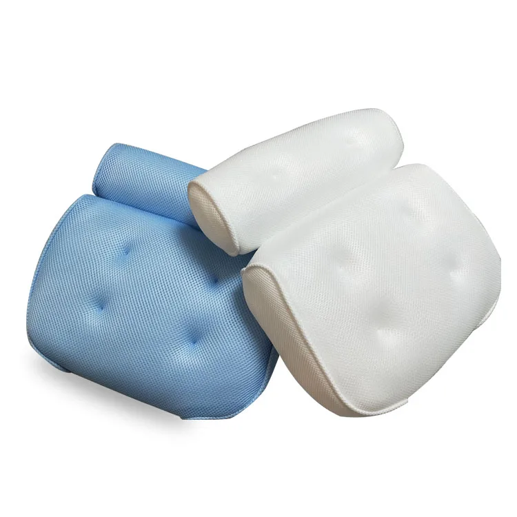 Дышащая и трехмерная воздушная сетчатая подушка для ванны с подголовником разных цветов