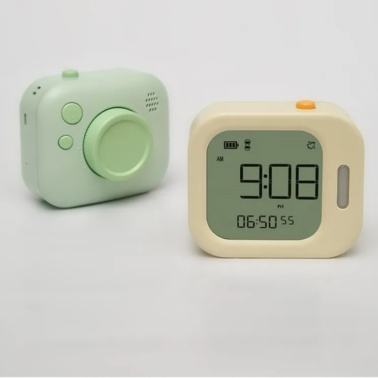 USB Charging Mini Digital LED Alarm Clock with Sensor Japanese Style for Students and Office Use for Tabletop and Desktop
