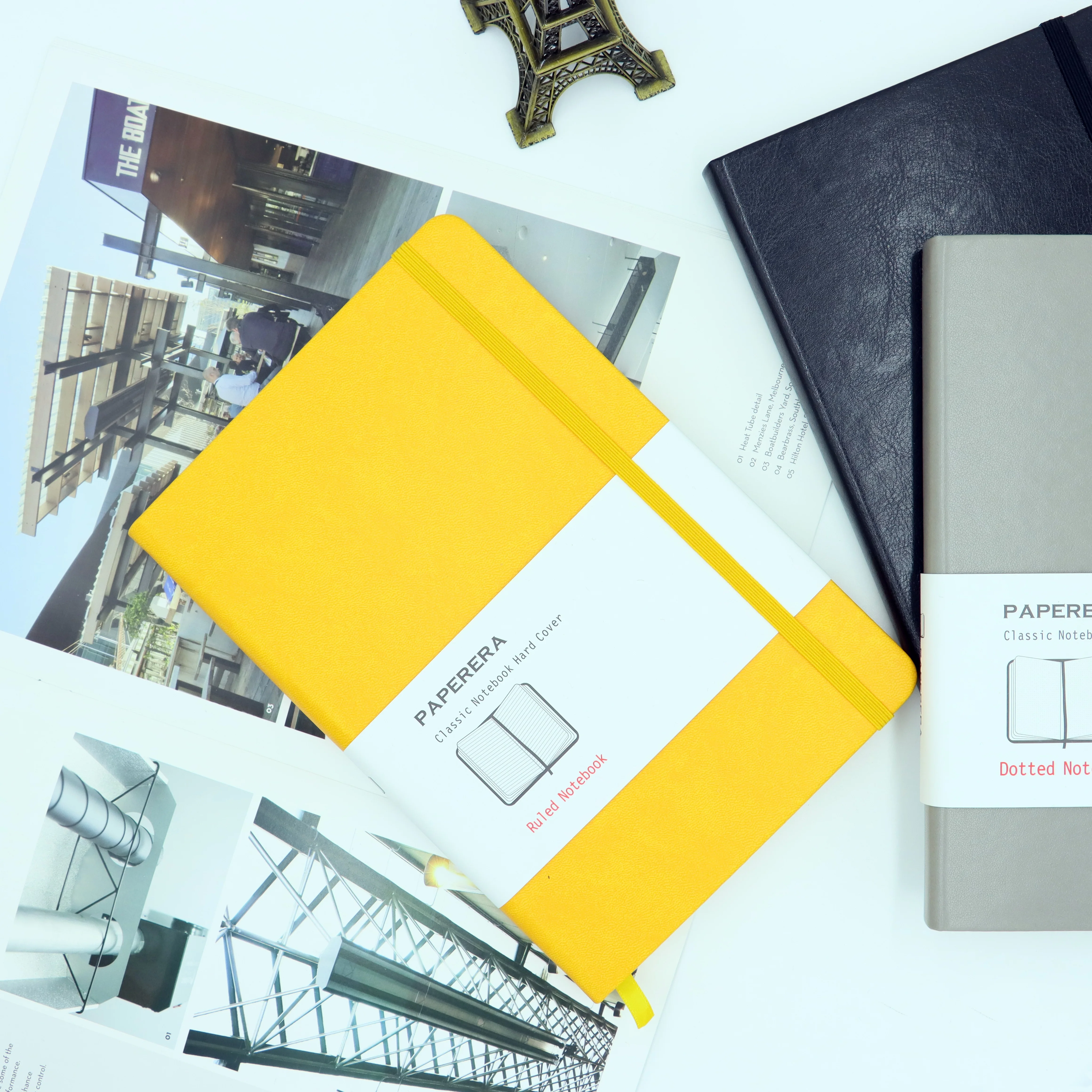 Leather 2022 Diary Hardcover Agenda Printing A5 Budget Planners Dotted Journal Hardback Notebook Custom Stationery