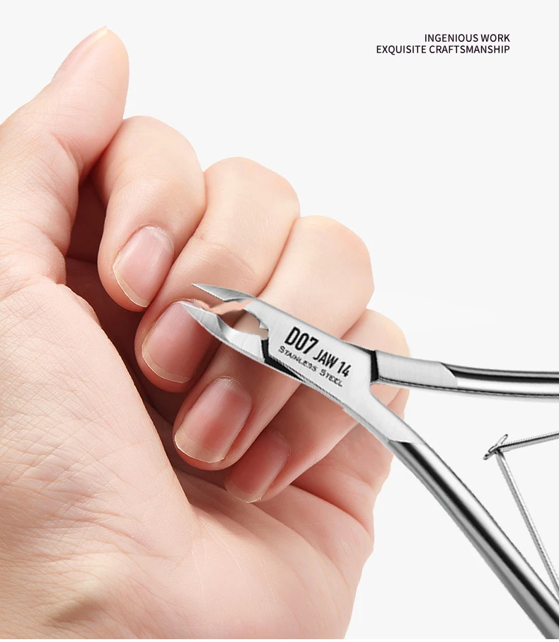 304 Stainless Steel Nail Cuticle Nipper Stainless Steel Professional Manicure Nippers Cuticle Best Seller D07