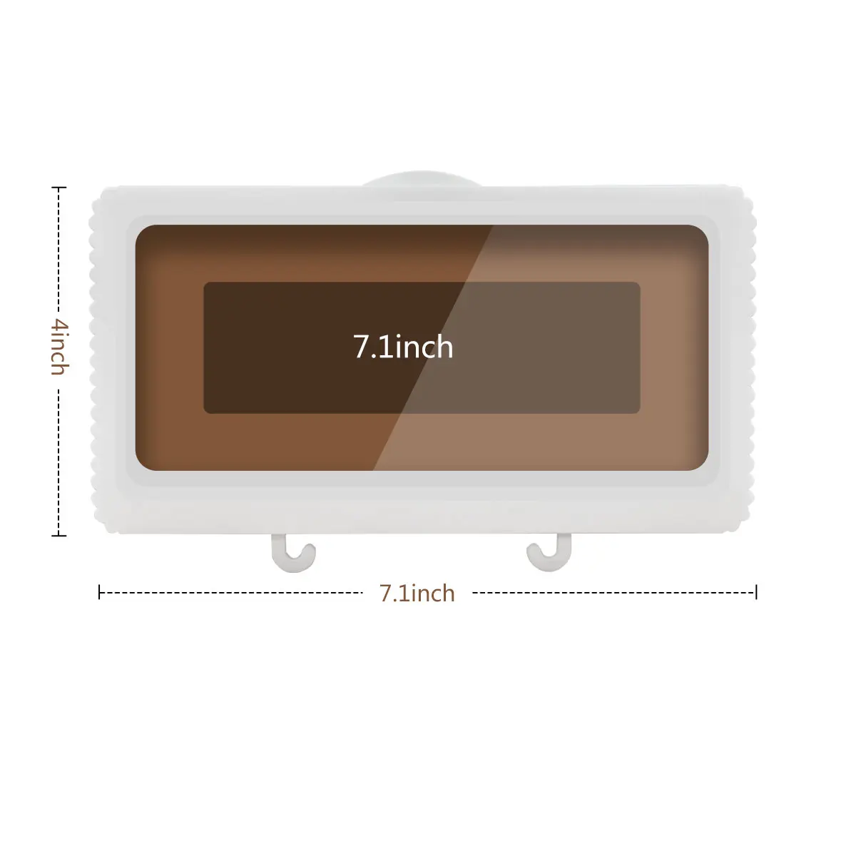 Wholesale Bathroom Transparent Waterproof Wall Mount smartphone holder Shower cell Phone Holder