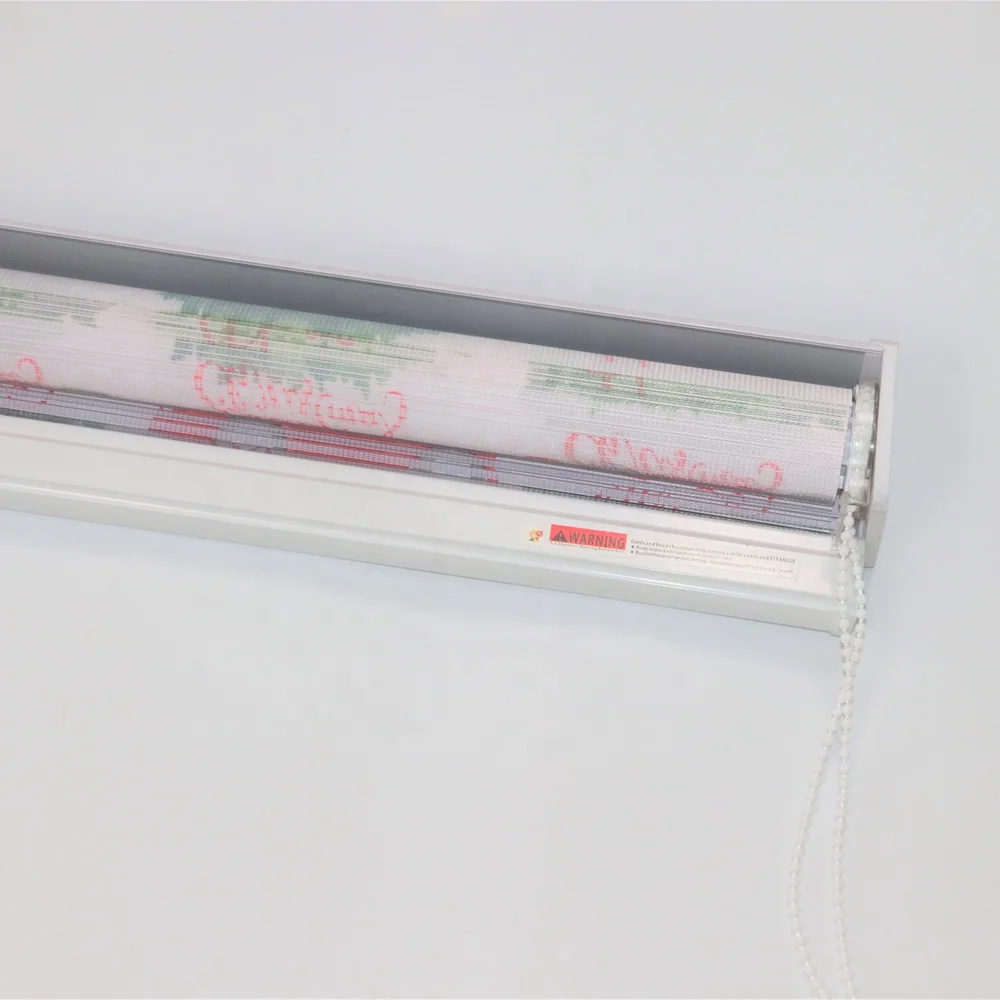 office door cafe transparent cartoon paper printing zebra roller fabric blinds