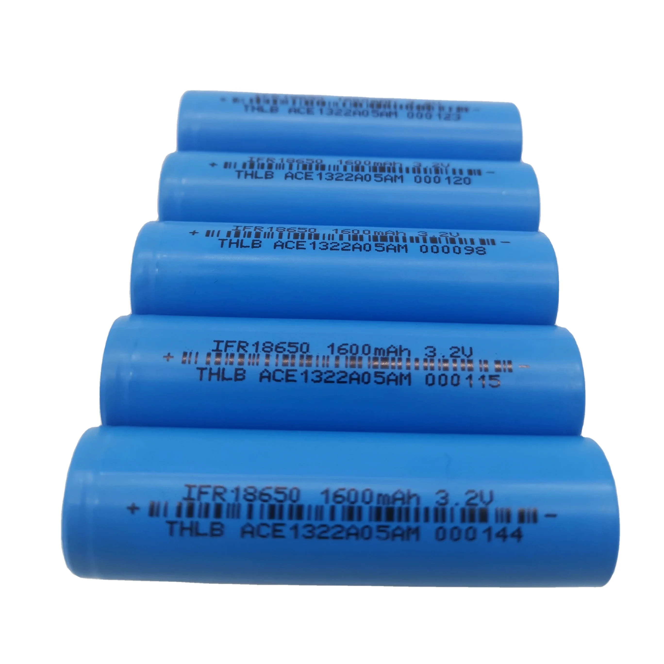 Rechargeable lithium ion battery cell 18650 3.2v 1600mah lifepo4 battery with PCM