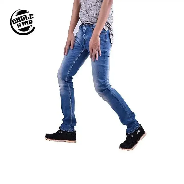 Cheap men clothes Stretch Tight Denim Jeans Pants Stock Lot liquidation