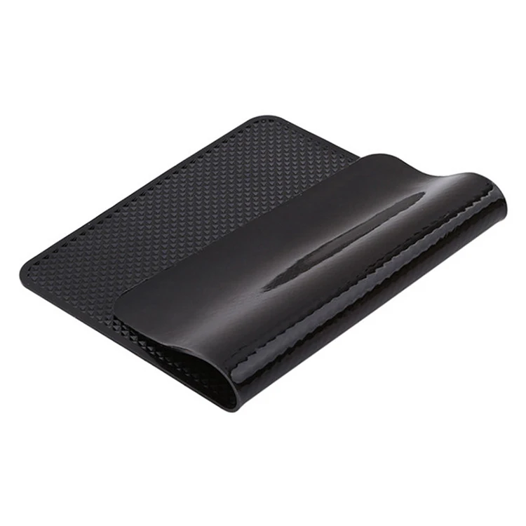 Black Square Phone Non-Slip Mat Silicone Car Anti-Slip