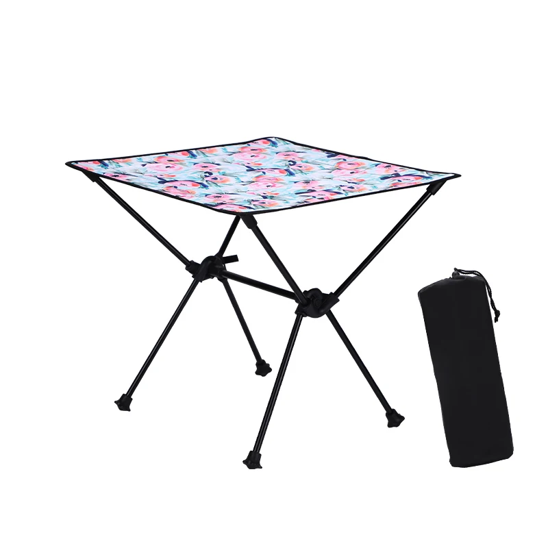 Camping Beach Table Portable Folding Outdoor Aluminum Metal Modern Hiking Table