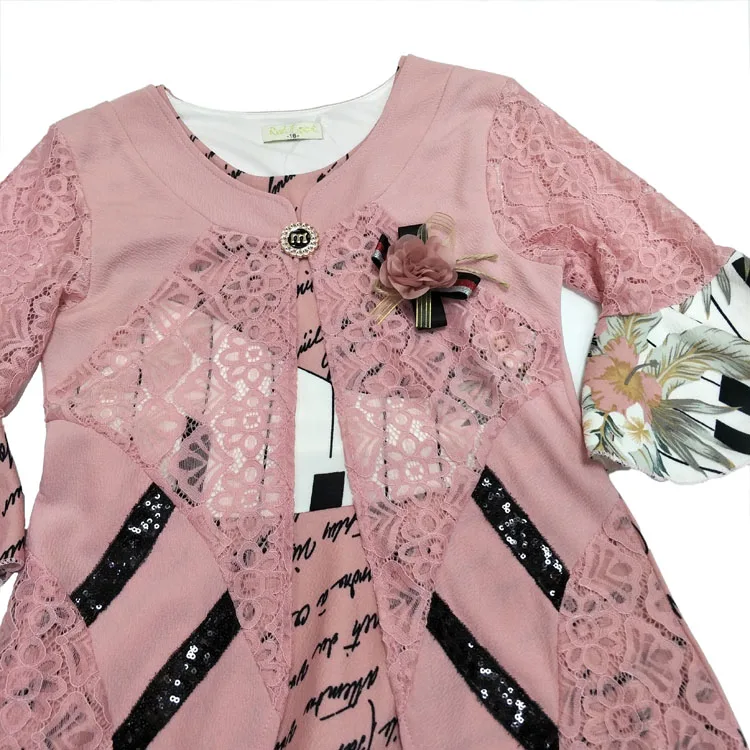 Iraq Arab Eid Adha Muslim China Summer Kids Traditional Dress Kids Wholesale Custom