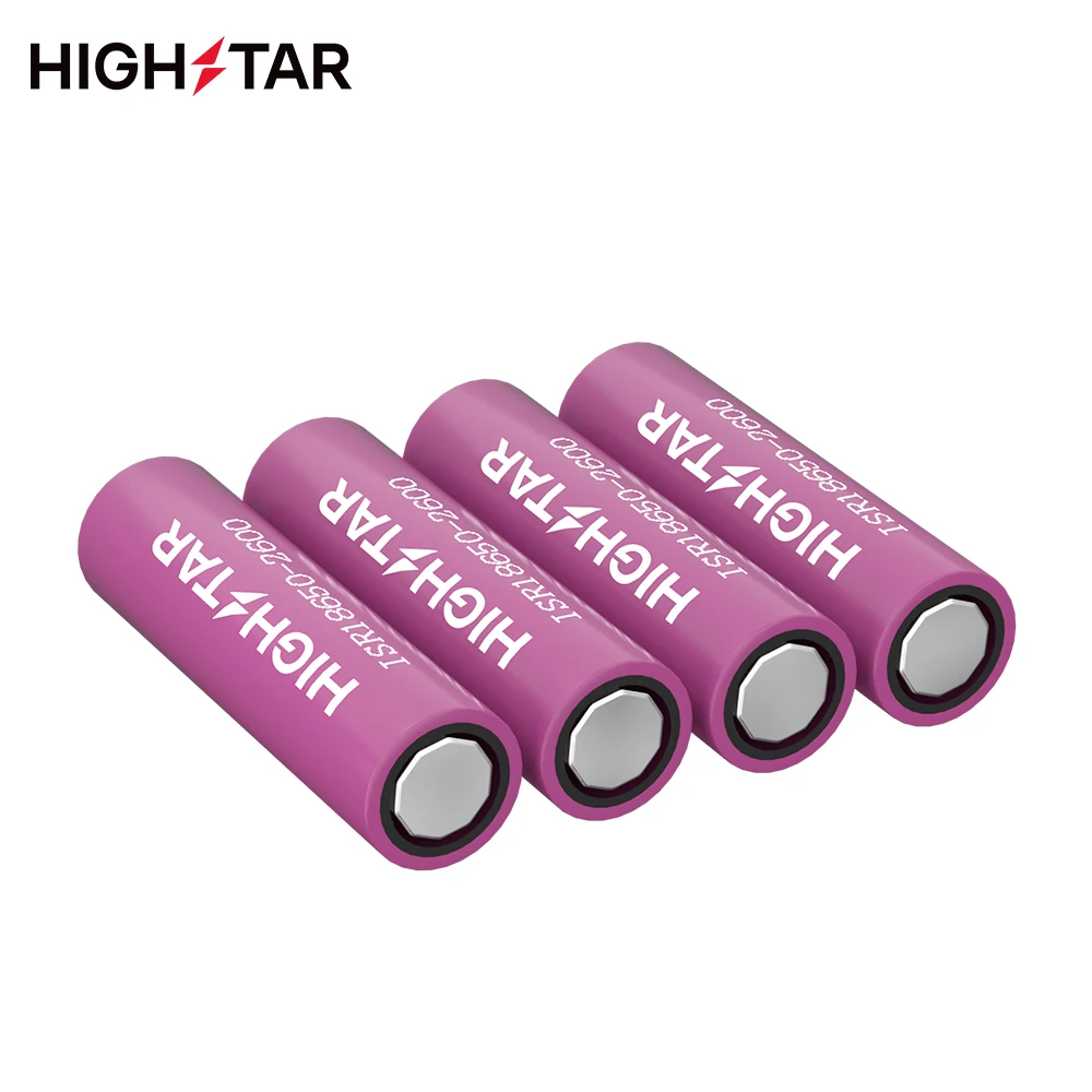 HIGHSTAR 3.7v 2600mah Lithium Li-ion Rechargeable Icr 18650 Li Ion Battery Cell With China Factory Price