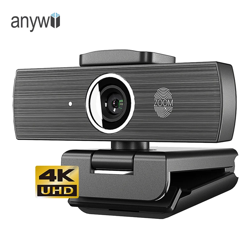 Ultra 4K HD Video Calling Noise-Cancelling Mic HD Auto Light Correction Wide Angle Compatible with Microsoft Teams Zoom