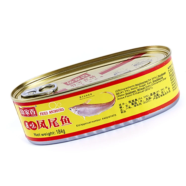 Лидер продаж производитель консервированных продуктов 184 г филе анчоусов