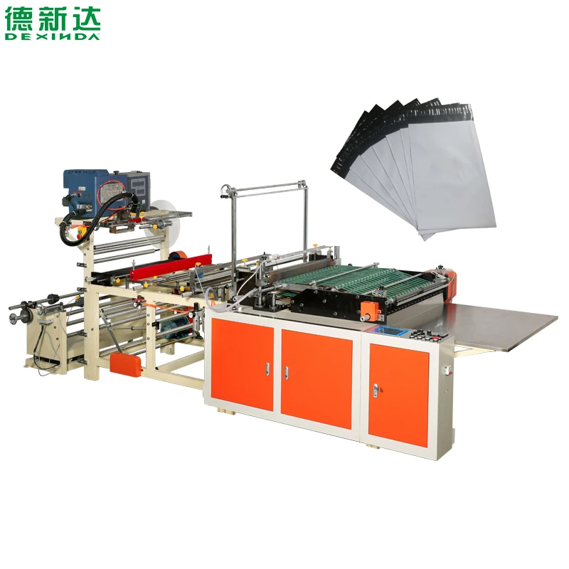 Computer Controlled PE Plastic DHL Courier Express Bag Machine side sealing express bag making machine