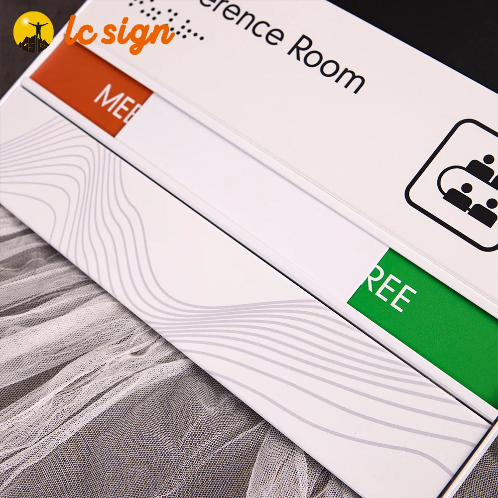 Manufacturer Custom Replaceable Nameplate Signs House Numbers Stainless Steel Apartment Door Plate Office Door Sign