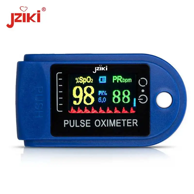 Best Selling TFT Finger Pulse Oximeter Fingertip Accurate SPO2 Pulse Reading, Pulse OX with Carrying Bag and Lanyard for Medical