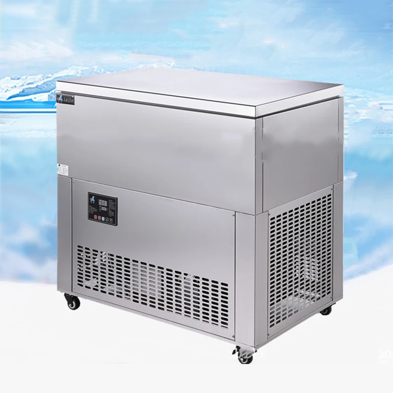 12 buckets of ice brick machine commercial large snow ice machine supermarket freshness ice making machine