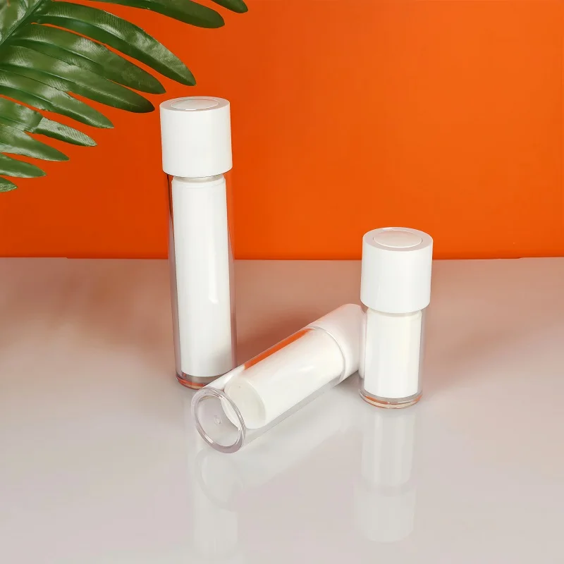 Wholesale 15ml 30ml 50ml White Color With Airless Pump Bottle for Lotion
