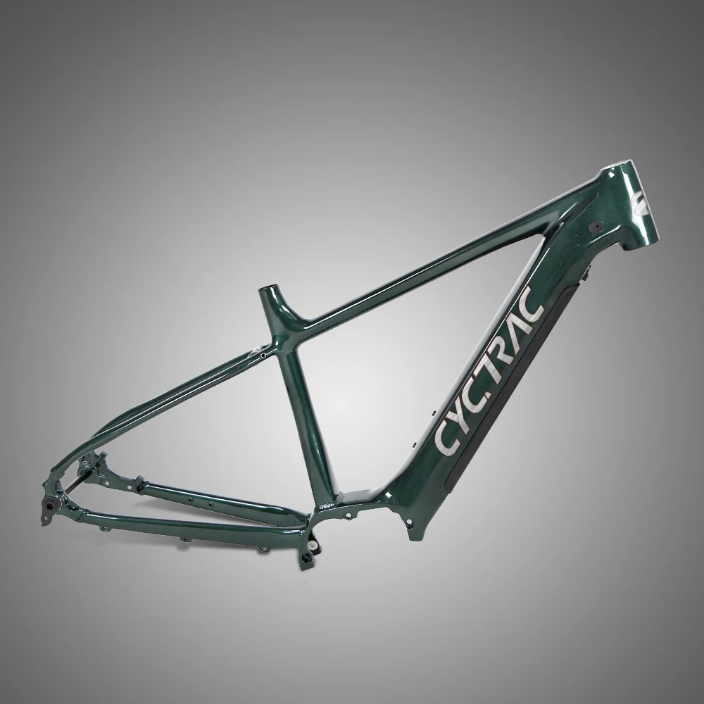 New Arrival Twitter Ebike Frame CYC-EM5 Mid Motor Electric Bicycle Frames 29er Alu Alloy eMTB Frame with Battery Case Kits