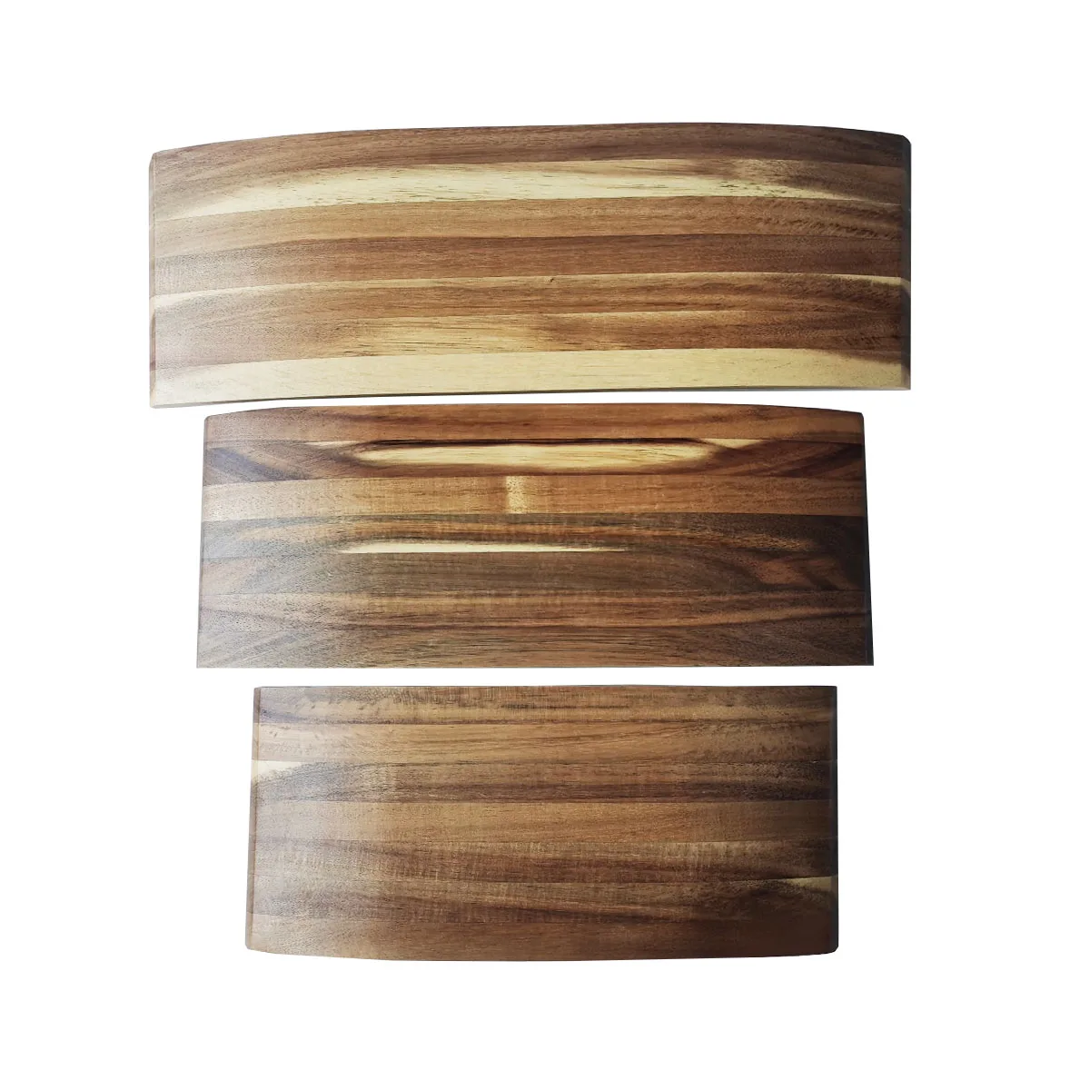 Wooden Japanese Style Sushi Tray Set Of 3 Rectangle Serving Plates For Dinner Parties Meat Sushi Dessert